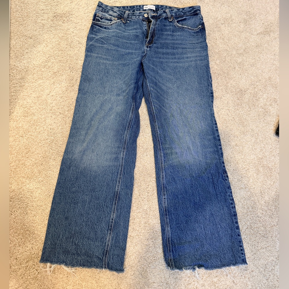 Zara Dark Blue Denim Jeans